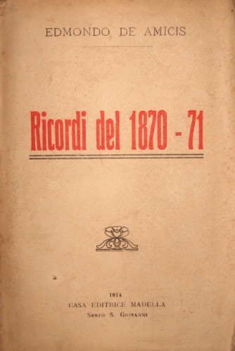 Ricordi del 1870-71.