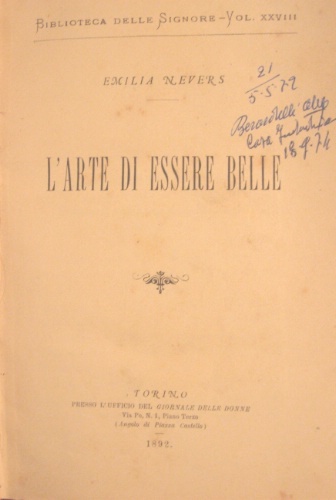 L’arte di essere belle.