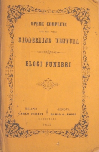 Raccolta di elogi funebri. Lettere necrologiche.