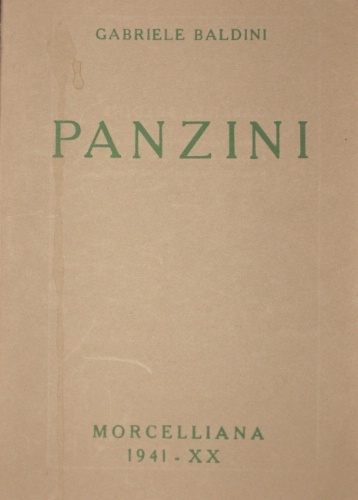 Panzini. Saggio critico.