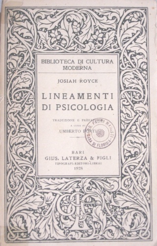 Lineamenti di psicologia. Traduzione e prefazione a cura di Umberto …