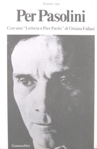 Per Pasolini.