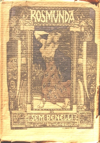 Rosmunda. Tragedia in quattro atti.