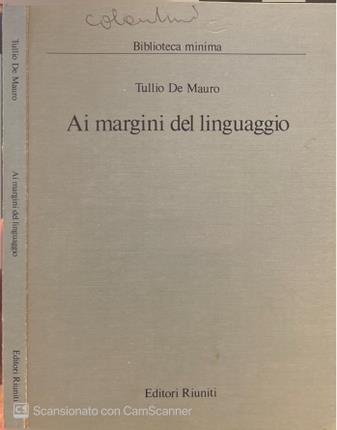 Ai margini del linguaggio.
