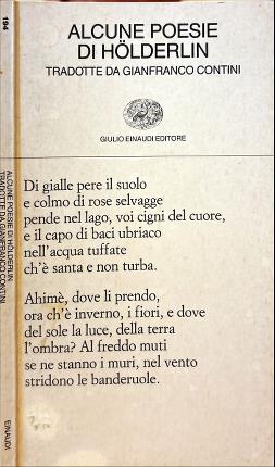 Alcune poesie di Holderlin.