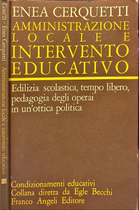 Amministrazione locale. Intervento educativo.