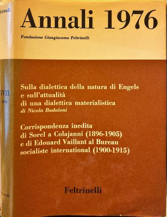 Annali. Anno Diciasettesimo 1976.