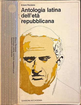 Antologia latina dell'età repubblicana.