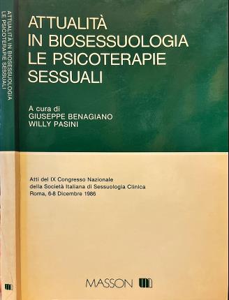 Attualità in biosessuologia le psicoterapie sessuali.