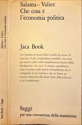 Che cosa è l'economia politica.