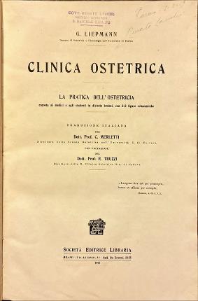 Clinica Ostetrica.