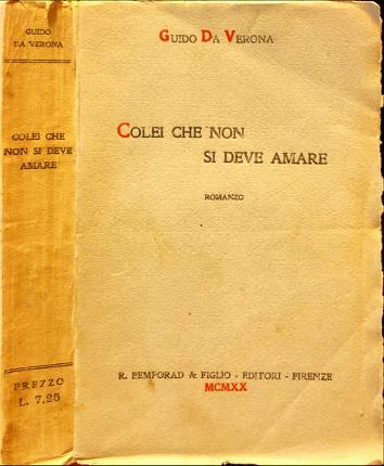 Colei che non si deve amare.