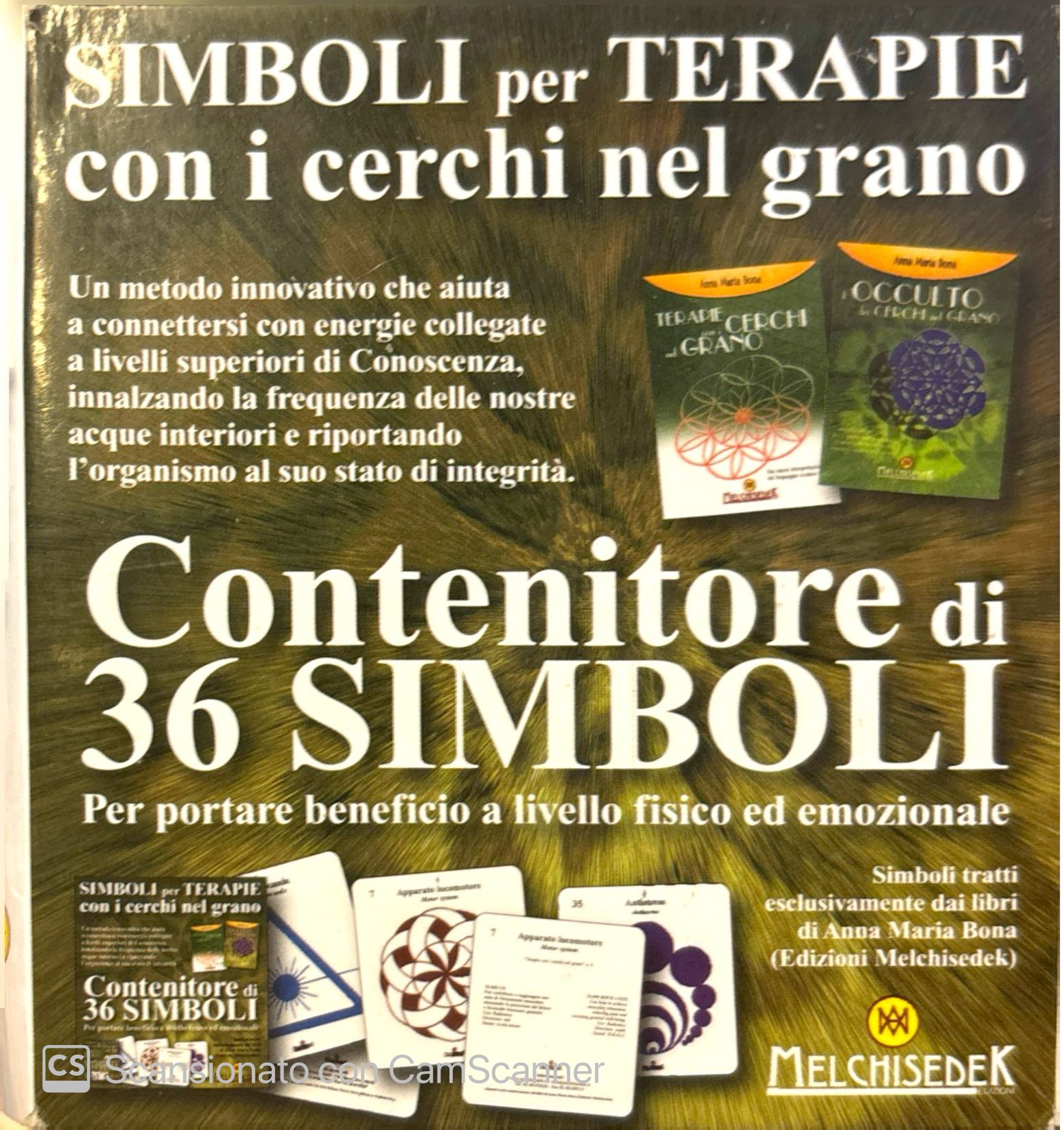 Contenitore per terapie con i cerchi nel grano.