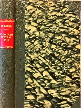 Cronache teatrali 1930.