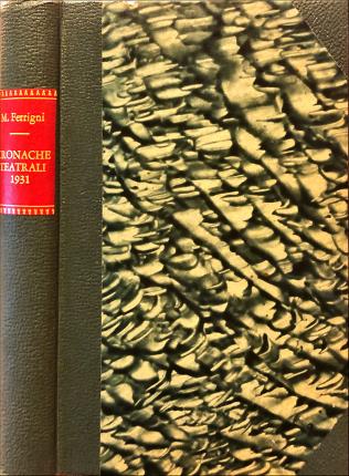 Cronache teatrali 1931.
