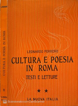 Cultura e poesia in Roma.