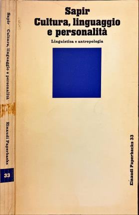 Cultura, linguaggio e personalità.