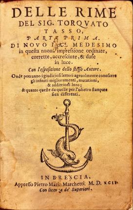 Delle rime del Sig. Torquato Tasso. Parte prima e parte …