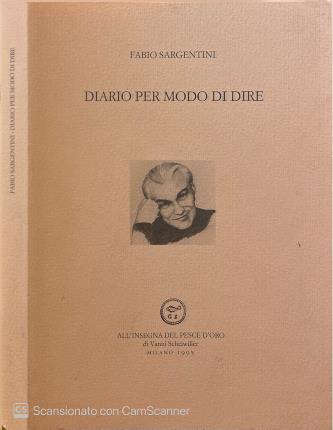 Diario per modo di dire.
