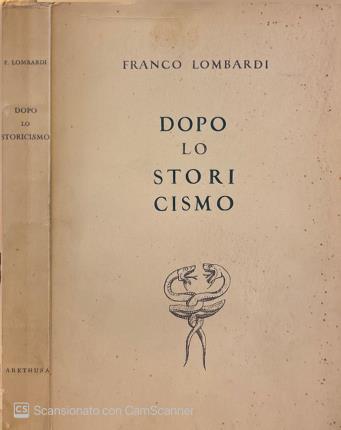 Dopo lo storicismo.