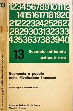 Economia e popolo nella Rivoluzione francese.