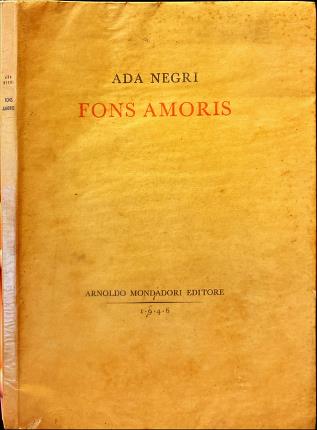 Fons amoris. [1939-1943].