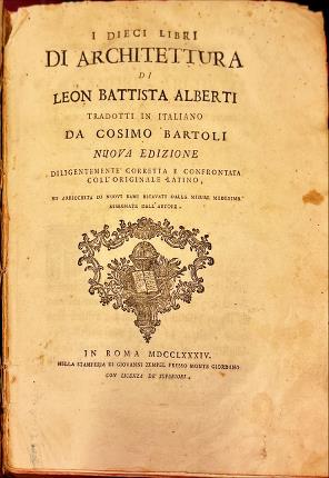 I dieci libri di architettura di Leon Battista Alberti tradotti …