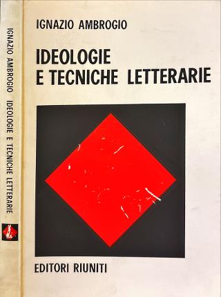 Ideologie e tecniche letterarie.