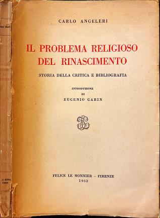 Il problema religioso del Rinascimento.