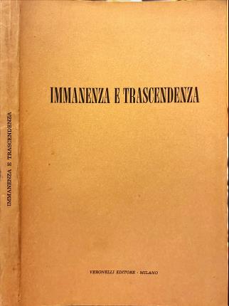 Immanenza e trascendenza.
