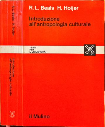 Introduzione all'antropologia culturale.