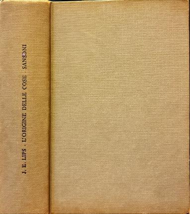 L'origine delle cose.