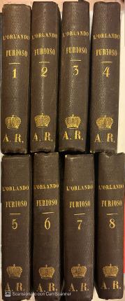 L'Orlando furioso. Otto volumi.