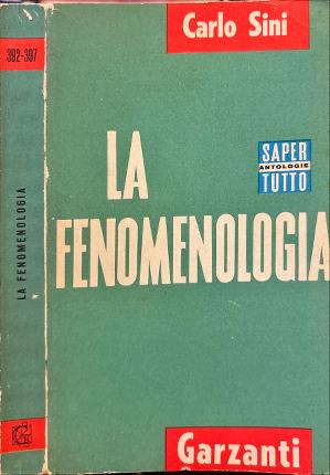 La fenomenologia.