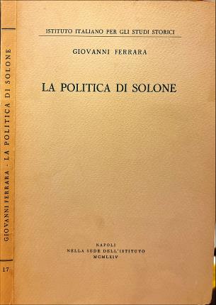 La politica di Solone.
