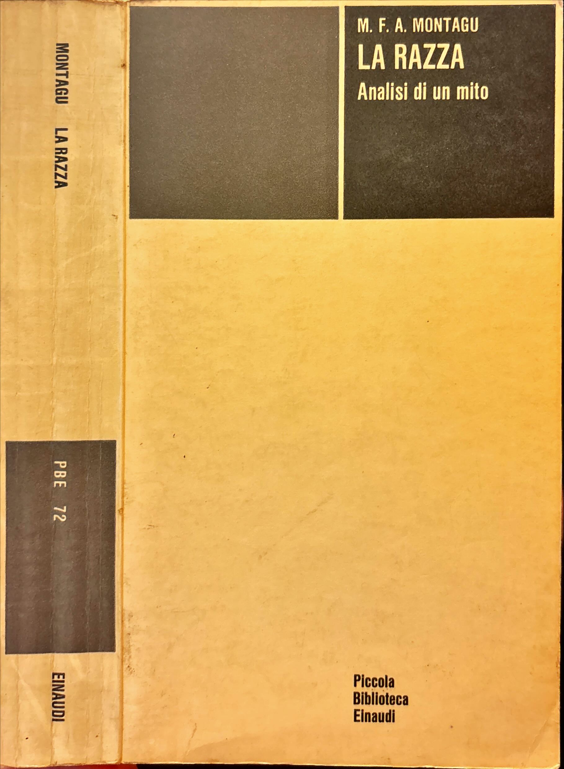 La razza. Analisi di un mito.