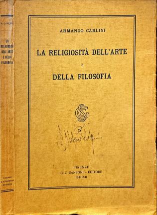 La religiosità dell'arte e della filosofia.