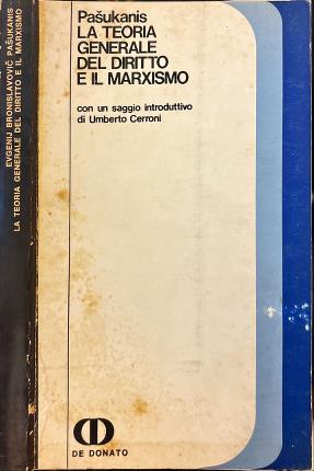 La teoria generale del diritto e il Marxismo.