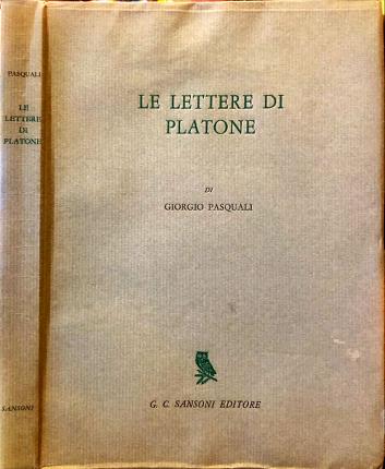 Le lettere di Platone.