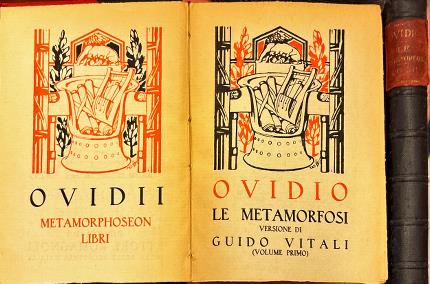 Le metamorfosi versione di Guido Vitali. Due volumi. Ovidio.