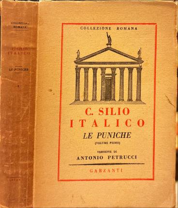 Le Puniche. Volume primo. Versione di Antonio Petrucci.