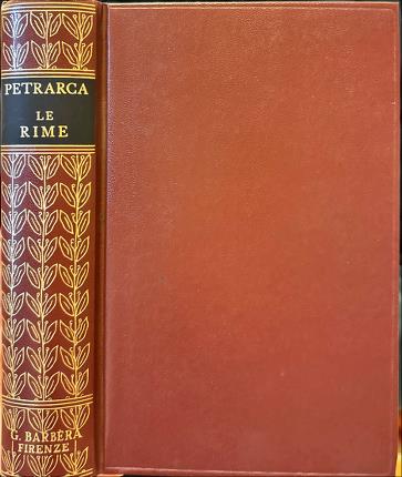Le rime. Francesco Petrarca.