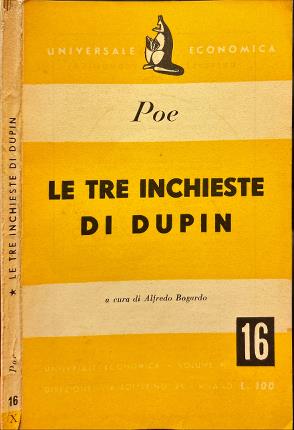 Le tre inchieste di Dupin.