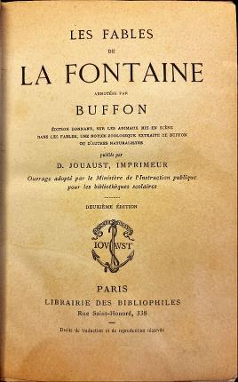 Les fables de La Fontaine.