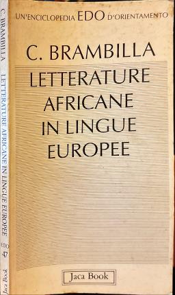 Letterature Africane in lingue Europee.