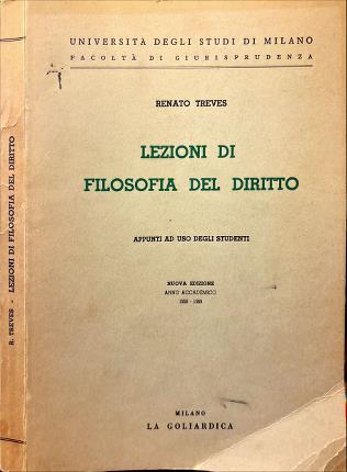 Lezioni di filosofia del diritto.