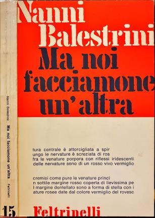 Ma noi facciamone un'altra.