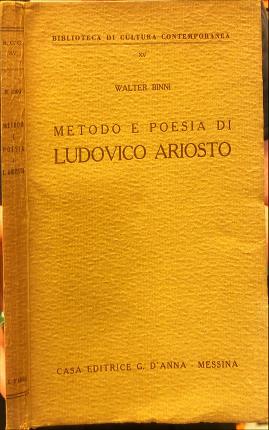 Metodo e poesia di Ludovico Ariosto.