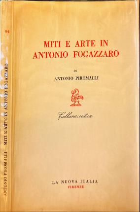 Miti e arte in Antonio Fogazzaro.