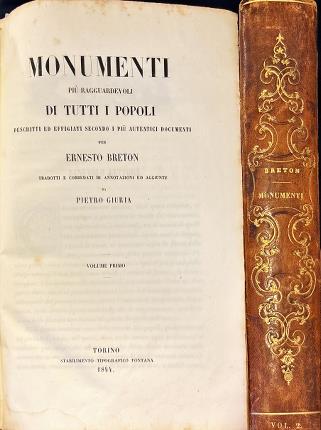 Monumenti più ragguardevoli di tutti i popoli descritti ed effigiati …